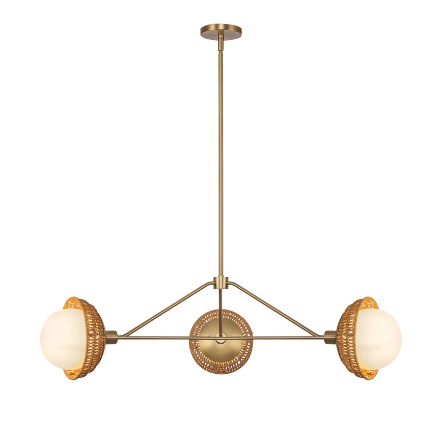 Alora Mood - Lustre em haste PERTH 3xE14/40W/230V dourado