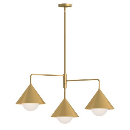 Alora Mood - Lustre com haste REMYCK 3xE27/60W/230V dourado