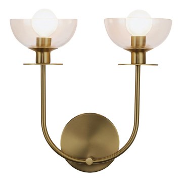 Alora Mood - Aplique de parede SYLVIA 2xE14/40W/230V dourado
