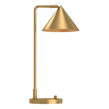 Alora Mood - Candeeiro de mesa REMYCK 1xE27/60W/230V dourado