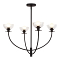 Alora Mood - Lustre de haste SYLVIA 4xE14/40W/230V preto