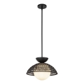 Alora Mood - Lustre em haste PERTH 1xE27/60W/230V Ø 37,5 cm, preto
