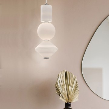 Alora Mood - Lustre LED suspenso por cabo BIJOU LED/20W/230V 3000K cromado mate