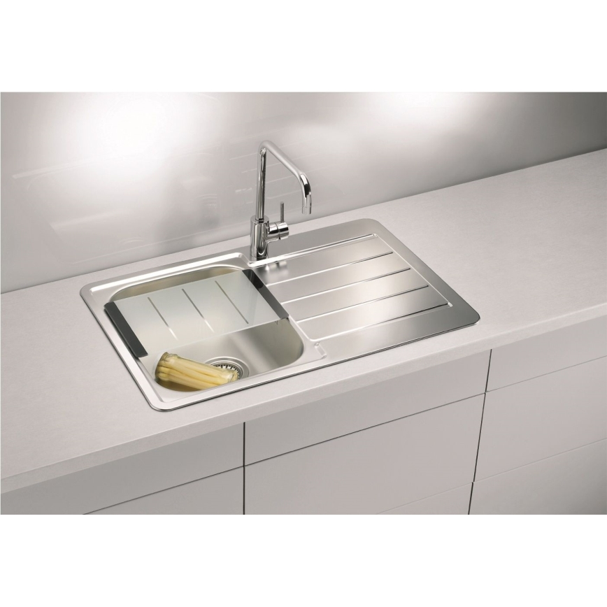 ALVEUS 1069147 - Lava-loiça de cozinha LINE 79x50 cm mate aço/cetim
