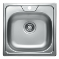 ALVEUS 1074634 - Cuba de cozinha ALLUX 48x48 cm aço inoxidável/satinado