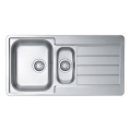 ALVEUS 1082440 - Cuba de cozinha LINE 98x50 cm aço inoxidável/acetinado