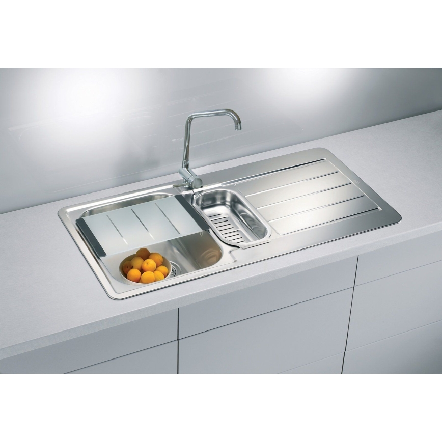 ALVEUS 1082440 - Cuba de cozinha LINE 98x50 cm aço inoxidável/acetinado