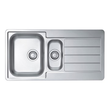 ALVEUS 1082440 - Lava-loiça de cozinha LINE 98x50 cm mate aço/cetim
