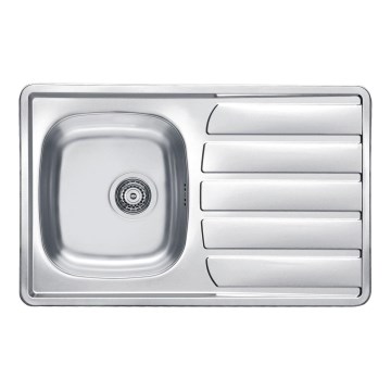 ALVEUS 1098938 - Lava-loiça de cozinha ZOOM 79x50 cm satin, para montagem superior