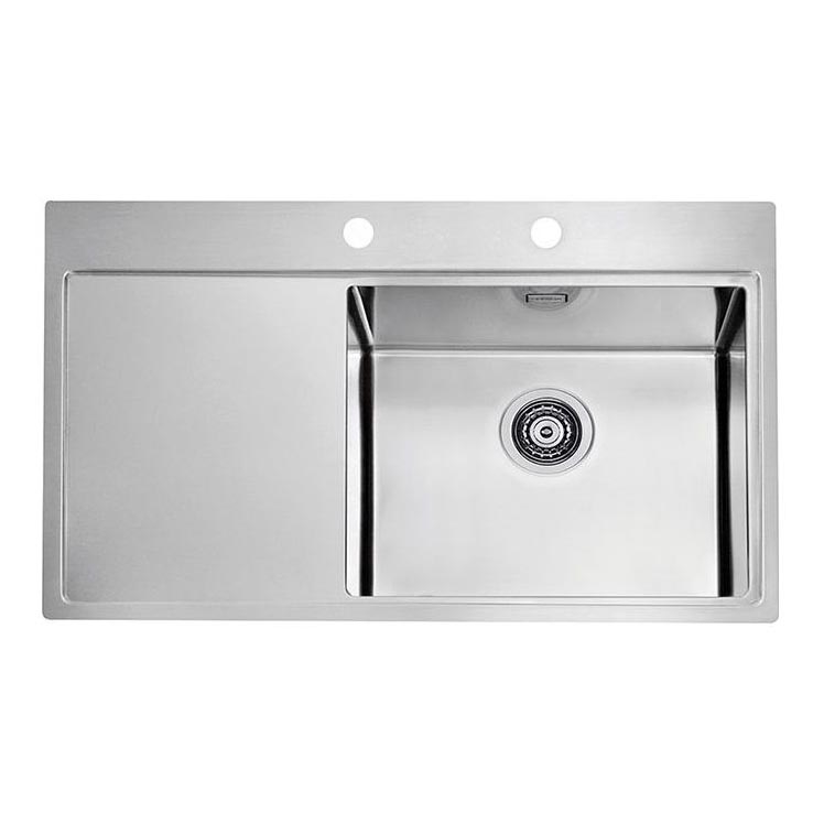 ALVEUS 1103653 - Lava-loiça de cozinha PURE 86x52,5 cm satin, direita