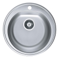 ALVEUS 1116756 - Cuba de cozinha FORM Ø 51 cm aço inoxidável/satinado, profundidade 18,5 cm