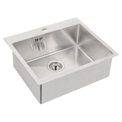 ALVEUS 1124382 - Lava-loiça de cozinha QUARTO 55x48 cm cetim