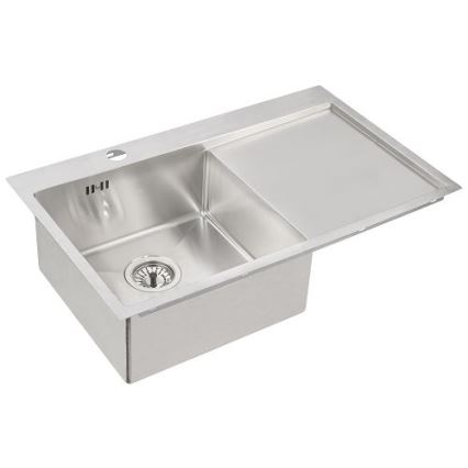 ALVEUS 1124384 - Lava-loiça de cozinha QUARTO 78x48 cm cetim
