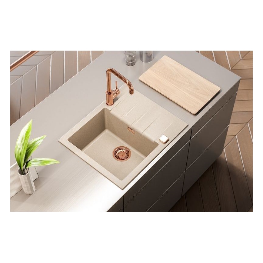 ALVEUS 1132017 - Lava-loiça de cozinha CADIT 59x50 cm granito/branco