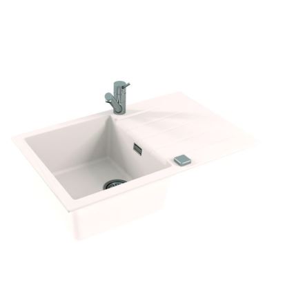 ALVEUS 1132022 - Lava-loiça de cozinha CADIT 79x50 cm granito/branco