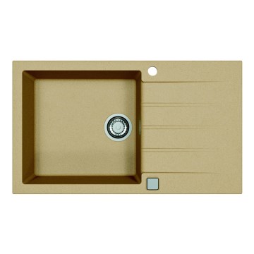 ALVEUS 1132029 - Lava-loiça de cozinha CADIT 86x50 cm granito/bege