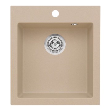 ALVEUS 1133431 - Lava-loiça de cozinha CORTINA 50x45 cm granito/bege