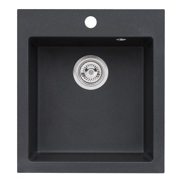 ALVEUS 1133432 - Lava-loiça de cozinha CORTINA 50x45 cm granito/preto