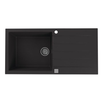 ALVEUS 1140598 - Lava-loiça de cozinha CADIT 100x50 cm granito/preto