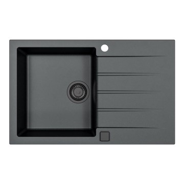 ALVEUS 1148159 - Lava-loiça de cozinha CADIT 79x50 cm granito/preto