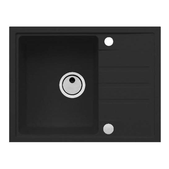 ALVEUS 1149080 - Lava-loiça de cozinha INTERMEZZO 62x48 cm granito/preto