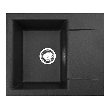 ALVEUS 1149116 - Lava-loiça de cozinha GEM 59x50 cm granito/preto