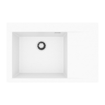 ALVEUS 1149299 - Cuba de cozinha PURE 79 x 51,5 cm, compósito de granito/branco