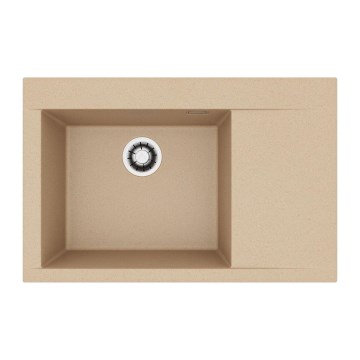 ALVEUS 1149302 - Cuba de cozinha PURE 79 x 51,5 cm granito/castanho