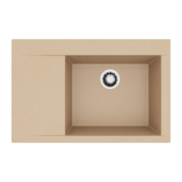 ALVEUS 1149501 - Lavatório de cozinha PURE 79x51,5 cm granito/castanho