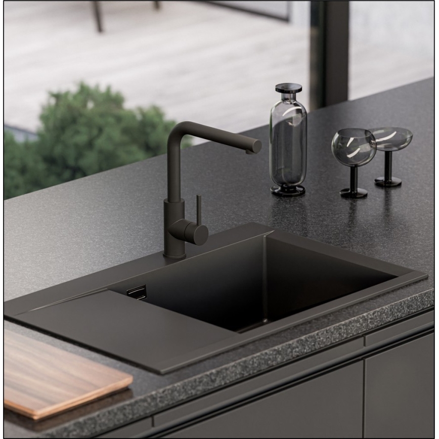 ALVEUS 1149502 - Cuba de cozinha PURE 79x51,5 cm granito/antracite