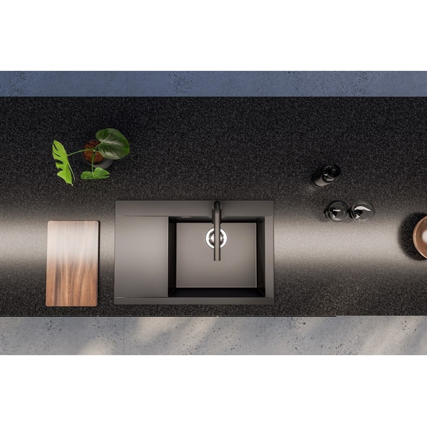 ALVEUS 1149503 - Cuba de cozinha PURE 79x51,5 cm granito/preto