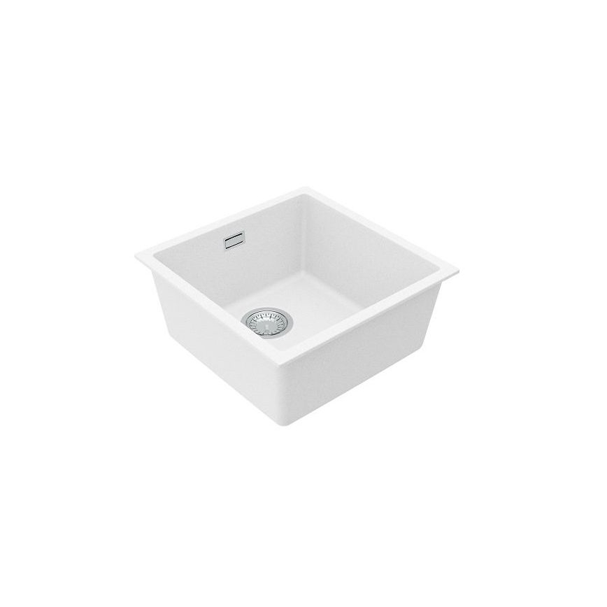 ALVEUS 1150044 - Lavatório de cozinha OMNI 45x45 cm granito/branco