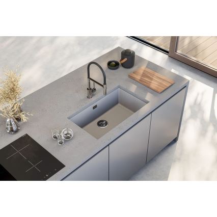 ALVEUS 1150058 - Lava-louças OMNI 75x45 cm granito/branco