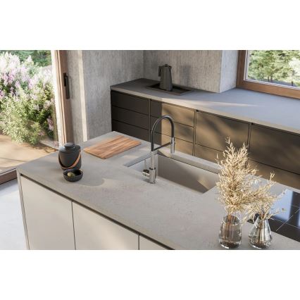 ALVEUS 1150058 - Lava-louças OMNI 75x45 cm granito/branco
