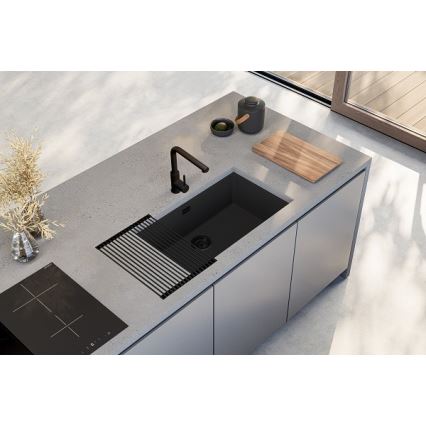 ALVEUS 1150064 - Cuba de cozinha OMNI 75x45 cm granito/preto