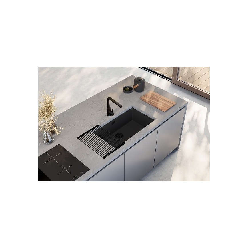 ALVEUS 1150064 - Cuba de cozinha OMNI 75x45 cm granito/preto
