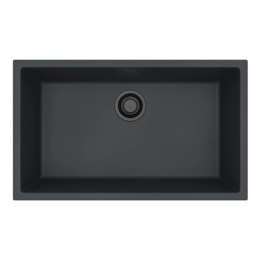 ALVEUS 1150064 - Pia de cozinha OMNI 75x45 cm granito/preto