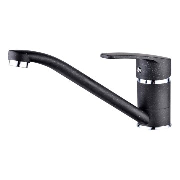 ALVEUS 1150800 - Torneira de cozinha CLARA 13,5 cm granito/preto