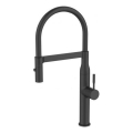 ALVEUS 1150893 - Torneira para lava-loiça com braço flexível com pulverizador MIRAGE 49,5 cm preto