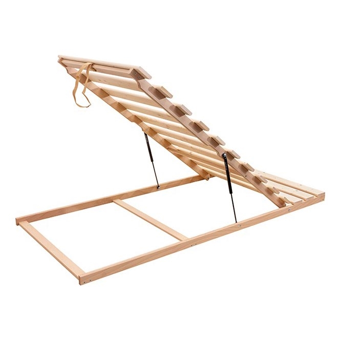 Ambiamo - Estrado fixo com ripas e elevação a partir dos pés HOVDEN 90x200 cm