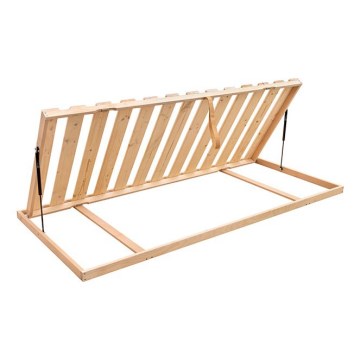 Ambiamo - Estrado fixo com ripas e elevação lateral OSLO 90x200 cm