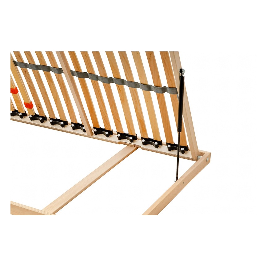 Ambiamo - Estrado de ripas flexível com elevação lateral a pistão ODENSE 90x200 cm direito