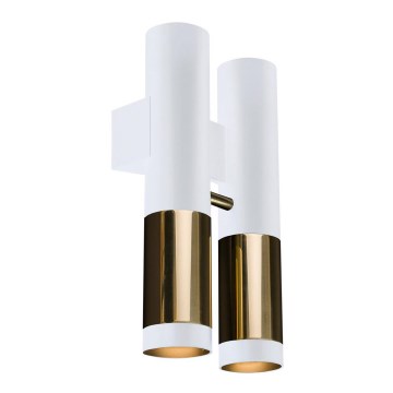 Amplex - Iluminação de parede 2xGU10/15W/230V branca