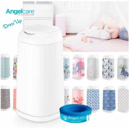 Angelcare - Cesto para fraldas DRESS UP + 1x recarga