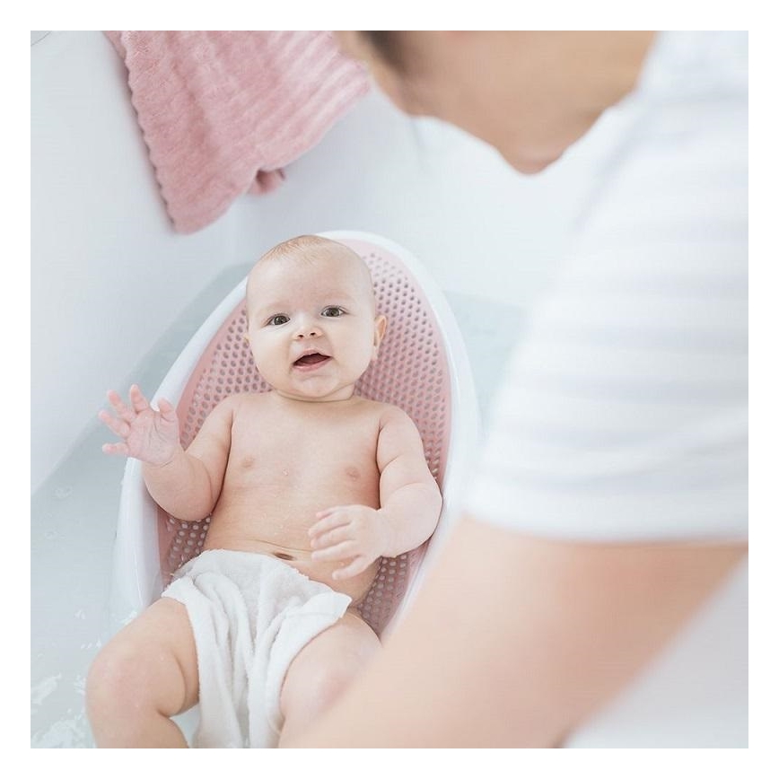 Angelcare - Espreguiçadeira de banho Rosa