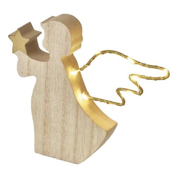 Anjo decorativo de Natal LED 8xLED/2xAAA