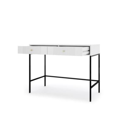 Aparador LUE 104x50 cm branco/preto