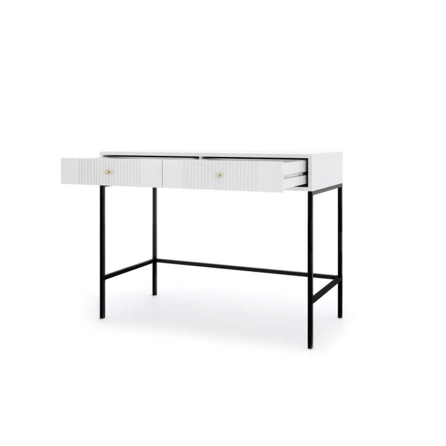 Aparador LUE 104x50 cm branco/preto