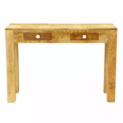 Mesa de consola MANU 76x110 cm maciça/mangueira
