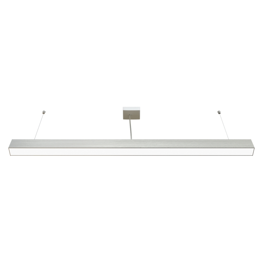 APLED - Candelabro suspenso LED LOOK LED/46W/230V 4000K 120 cm prateado